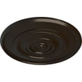 thumbnail image 3 of 30"OD x 2 1/4"P Dylar Ceiling Medallion (Fits Canopies up to 6 1/4"), Hand-Painted Stone Hearth, 3 of 6
