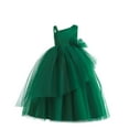 thumbnail image 2 of Delliss Girls Summer Dress One Shoulder Sundress Sleeveless Party Birthday Tulle Princess Dress, 2 of 9