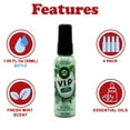 thumbnail image 2 of Air Wick V.I.P. Pre-Poop Toilet Spray, Mint Jet Setter, Travel Size, Neutralizes Odors, Contains Essential Oils, Fresh Mint Scent Bathroom Spray, 1.85 Oz (Pack of 4), 2 of 8