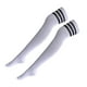 thumbnail image 5 of Rayas para mujer Calcetines altos por de Medias de cristal Calcetines de rayas negras Sunnimix Calcetines por encima de la rodilla, 5 of 8