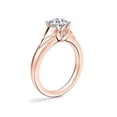 thumbnail image 3 of 1.05 Ct Brilliant Round Cut Natural Diamond Accents Elegant Ring for Women Solid 18K Rose Gold Size 6, 3 of 8