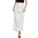 thumbnail image 1 of Falda Maxi de Terciopelo con Lentejuelas de Cintura Alta Elástica INSPIRE CHIC para Mujeres S Blanca, 1 of 6