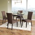 thumbnail image 2 of Ens. de 2 chaises pour salle à manger CorLiving en marron, 2 of 6