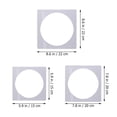 thumbnail image 3 of Thousand Layer Cake Mold Acrylic Cake Board for Baking Safe Reliable Reusable Transparent 3pcs, 3 of 9
