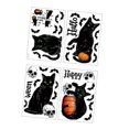 thumbnail image 3 of Adhesivos para ventanas de Halloween, pegatinas con siluetas de murciélagos terroríficos, ventanas de Halloween 20 cm x 30 cm x 01 cm, 3 of 9