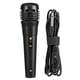 thumbnail image 1 of Micrófono dinámico con cable de metal, Karaoke de mano, micrófono para cantar, altavoz vocal, negro Speravity EL4758-02B, 1 of 2