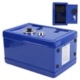 thumbnail image 4 of Children Money Box, Coins Saving Box, Cash Box, Made Of Iron, Durable Beautiful And Generous Anti-rust Mini Money Box, Solid For Home Kids Blue, 4 of 8