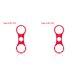thumbnail image 4 of Eigraketly Llave de horquilla delantera de bicicleta, llave de extracción de reparación de bicicleta de aleación de aluminio diseñada para SUNTOUR Un rojo (8T-12T) 2piezas Eigraketly CBP157660, 4 of 6