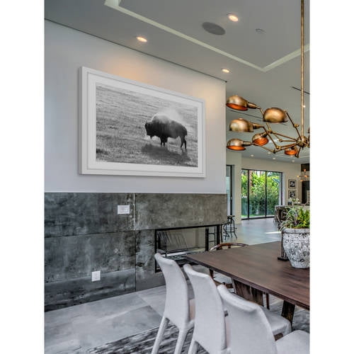 Marmont Hill "Lone Buffalo" Framed Painting Print
