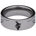 thumbnail image 4 of Alice White Rabbit Tungsten Carbide Ring, 4 of 6