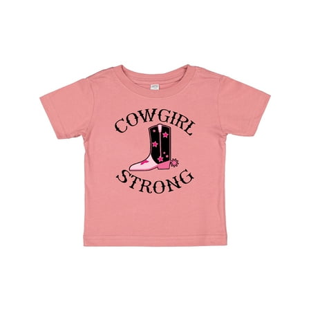 

Inktastic Cowgirl Strong Cute Rodeo Gift Baby Girl T-Shirt