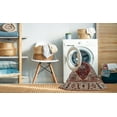 thumbnail image 2 of Ahgly Company Machine Washable Indoor Rectangle Industrial Modern Saffron Red Area Rugs, 8' x 10', 2 of 7