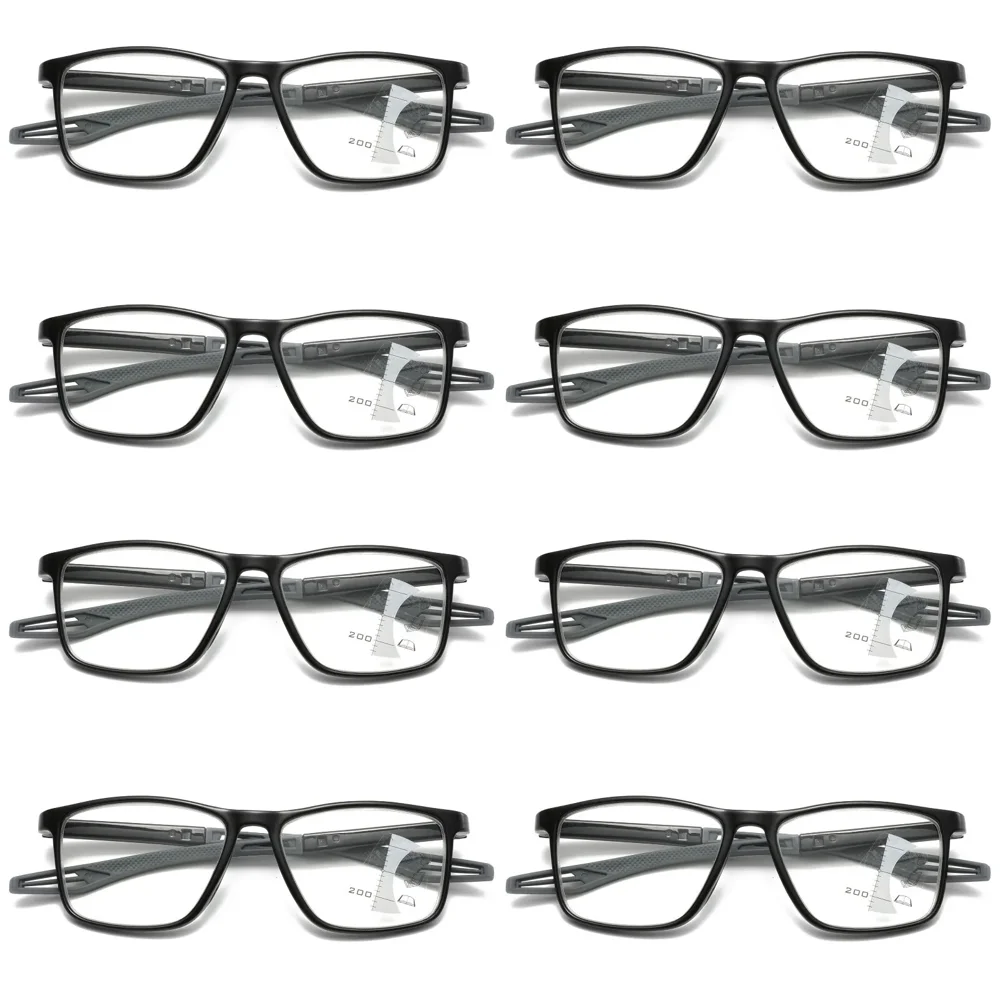 7PK Men Women Multifocus No Line Progressive Reading Glasses