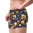 thumbnail image 3 of Bingfone Skull gold flower Men's Underwear - Casual Stretch Boxer Briefs-XX-Large, 3 of 7