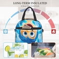 thumbnail image 4 of Lsque inside out 2 Pattern Lunch Bag ,Insulated Lunch Box, Small Leakproof Cooler Food Lunch Containers Reusable High Capacity Lunch Tote Bags, 4 of 7