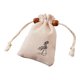 thumbnail image 1 of Matsuzay Paquete de 2 bolsas de lino, bolsa perfumada de buena decoración, suministros de vacaciones, accesorios de fiesta DIY, contenedor de Kits de decoración para fiestas Beige/10*14cm, 1 of 6
