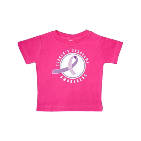 

Inktastic Turners Syndrome Awareness with Purple Ribbon Badge Gift Baby Boy or Baby Girl T-Shirt