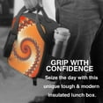 thumbnail image 5 of Ratiio Orange Rotating Print Lunch Box - Reusable Lunch Bag Men Adult Women- Insulated LunchBox, 5 of 6