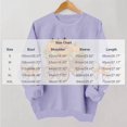 thumbnail image 3 of DeeHomeMo Pumpkin Harvest Cart Print Women Pullover Sweatshirt Wide Round Neck Long Sleeve Regular Fit Bow Applique On Sleeves For Fall Daily Casual Outing Purple,XL, 3 of 5