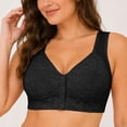 thumbnail image 3 of Tbopshirt Bras for Women Push Up Bra Plus Size Plus size Front closure Seamless Mom Bra for Wireless Cup Bra Side Support for Underarm Sports Bra, 3 of 9