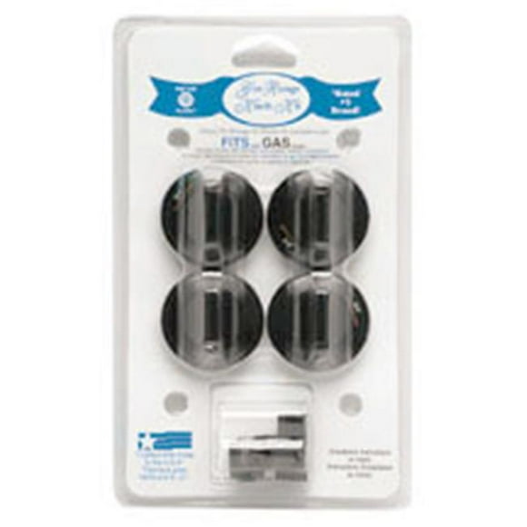 Range Kleen 4 Pcs Boutons de Remplacement pour Cuisinière à Gaz Noire 8214