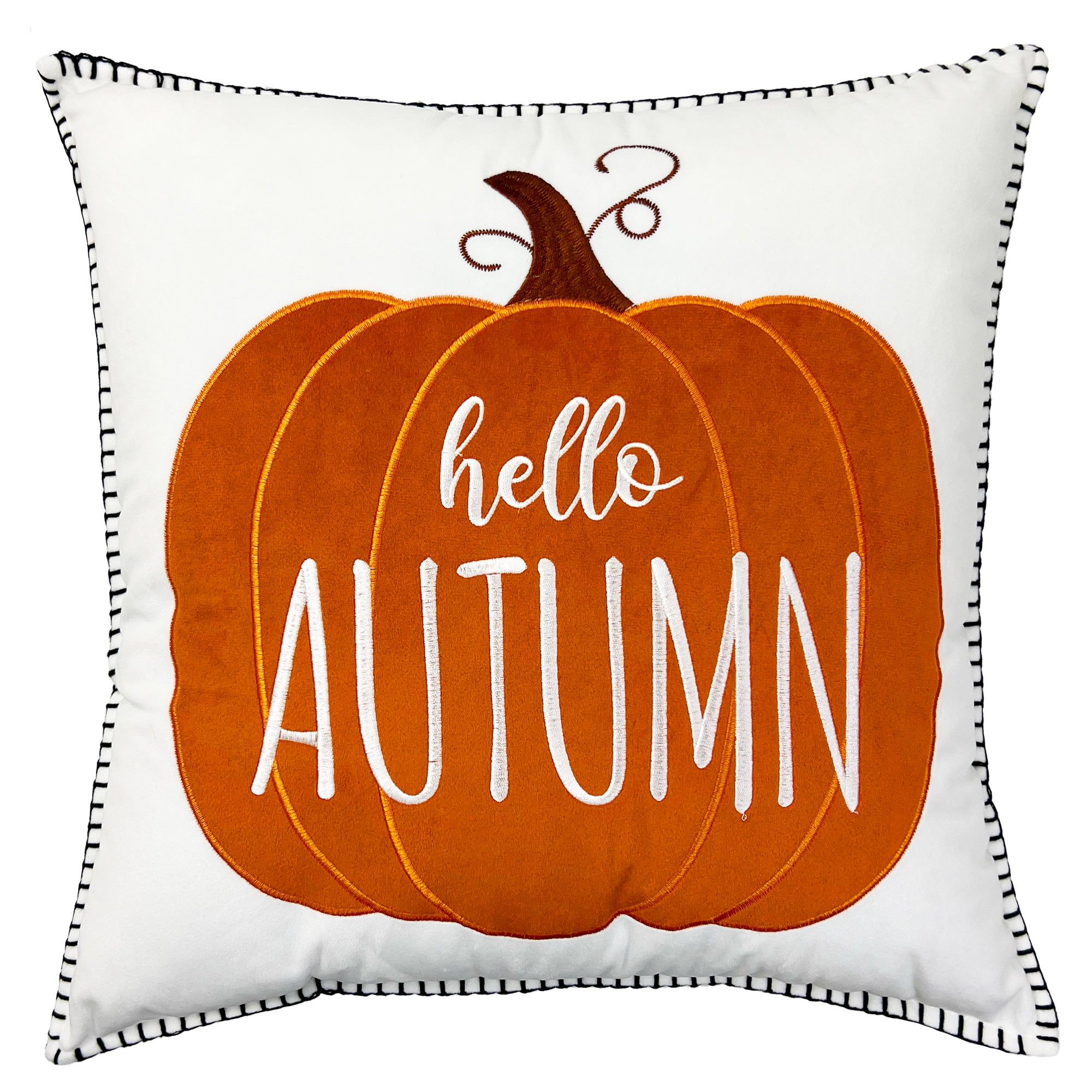 Way to Celebrate! Hello Autumn 2 Pack Decorative Pillows, HELLO AUTUMN HALLOWEN 2 PACK CUSHION