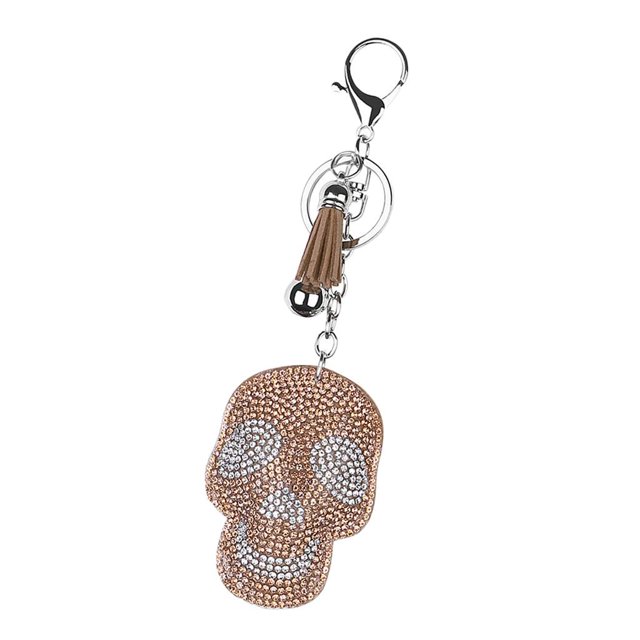 Llavero con abalorio de Diamante de cristal para mujer, llavero con borla para llave de coche, regalo de cumpleaños 2 Colcomx Blingbling Keychain Jewelry