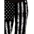 thumbnail image 3 of Women's plus size star and striped print with random flag pattern comfortable sweatpants, 3 of 4