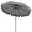 Grey, variant on PetFurnishn 9 FT Ruffled Patio Umbrella Outdoor Umbrella with Push Button Tilt, Crank, 8 Ribs, Fade-resistant Canopy, Heavy-Duty Market Table Umbrella for Yard Garden Pool-Brown