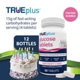 thumbnail image 5 of TRUEplus Glucose Tablets, Chewable, Birthday Cake Flavor, 50 Count, 12 Bottles, 5 of 5