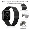 thumbnail image 6 of Magnetic Stainless Steel Watch Band for Apple Watch 38/40/41/42mm, Adjustable Milanese Loop Magnetic Clasp Strap for  iWatch Series 11 10 9 8 7 6 5 4, SE 3 2 1 Ultra3 2, 6 of 6