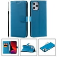 thumbnail image 2 of Feishell for Apple iPhone 15 Pro Max Wallet Case for Women Men Durable PU Leather Magnetic Buckle Folio Flip Stand Protective Phone Case with Card Slots & Kickstand,Blue, 2 of 10