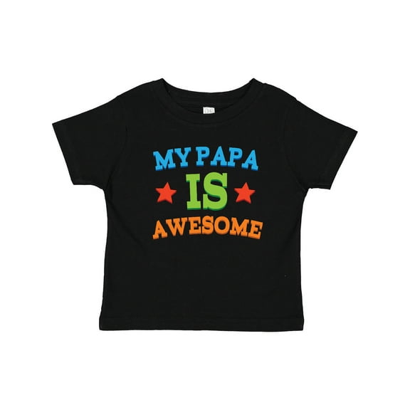 Inktastic My Papa is Awesome Boys or Girls Baby T-Shirt