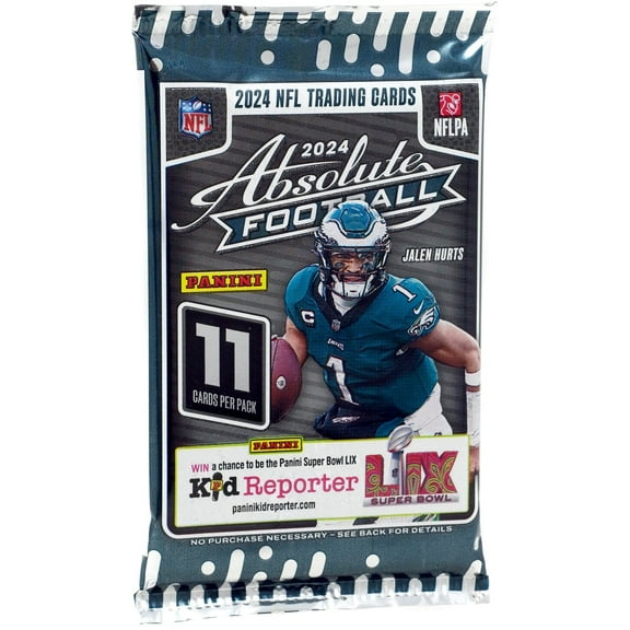 NFL Panini 2024 Absolute Football Trading Card BLASTER Pack (11 Cards)