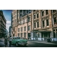thumbnail image 2 of Morishige, Koji 24x17 Gold Ornate Wood Framed with Double Matting Museum Art Print Titled - Habana street, 2 of 4