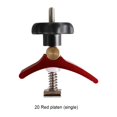 thumbnail image 4 of Scienceny Abrazadera de riel en T de aleación de aluminio, herramienta de sujeción de placa de prensa de carpintero para carpintería de Color Accesorios para bloques patrón Talla 20 Rojo, 4 of 6