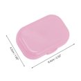 thumbnail image 3 of Unique Bargains 1 Set Contact Lens Case Compact Rectangular Lens Storage Case Pink, 3 of 5
