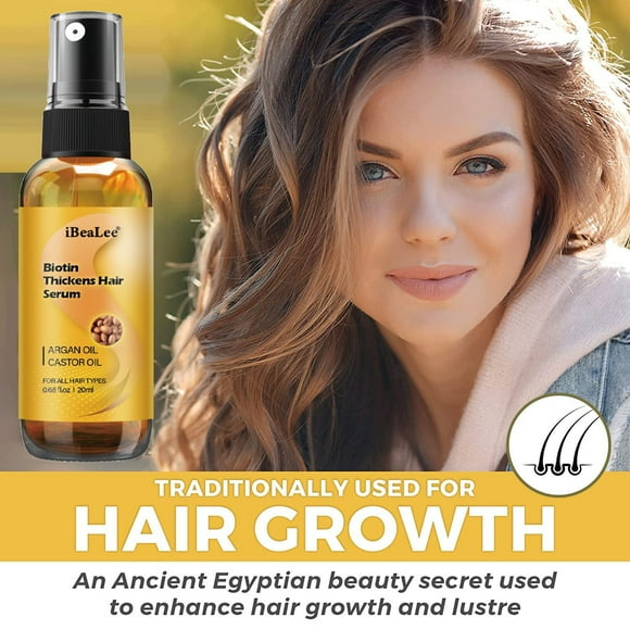 Pgyong Clearance! Biotin Spray 20ml Strong and Strong Hair Massaging Scalp Dense and Solid Hair Avoidance-loss Nourishing Solution
