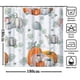 thumbnail image 4 of Duschdraperi Höst Vattenfärg Blommig Lönnlöv Duschdraperi för Badrum Boho Höst Thanksgiving Pumpa Hem Badkar Dekoration Vattentätt Tyg, 4 of 4