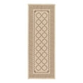 thumbnail image 3 of Unique Loom Outdoor Trellis Collection Area Rug - Stars (2' 2" x 6' Runner Beige/Brown), 3 of 7