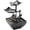 black&black base, variant on Indoor Table Fountain with LED Lights, USB Waterfall Fountain Decor