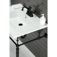 thumbnail image 3 of Fauceture Continental 31" x 22" White Ceramic Vanity Top with Rectangular Sink and 4" Faucet Drillings, 3 of 11