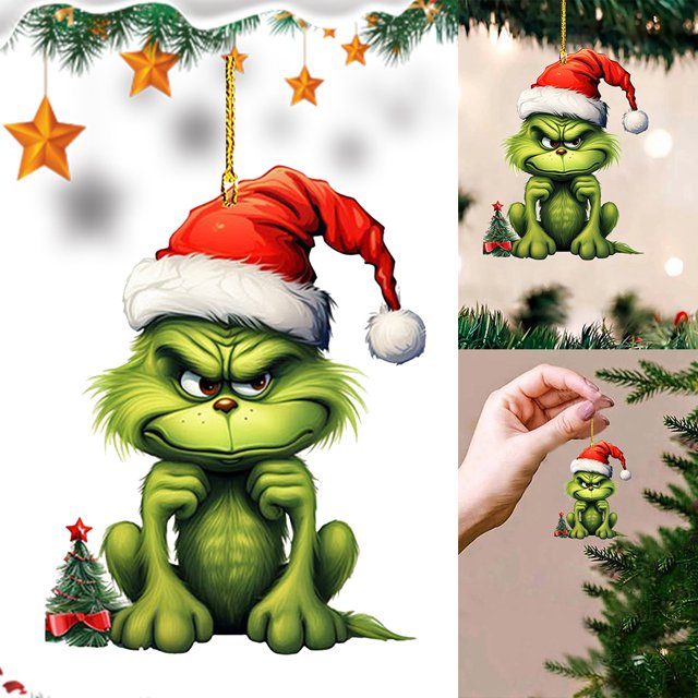 Adornos para Coche Bebé Dibujos Animados Adornos para Navidad Decoraciones para El (28)