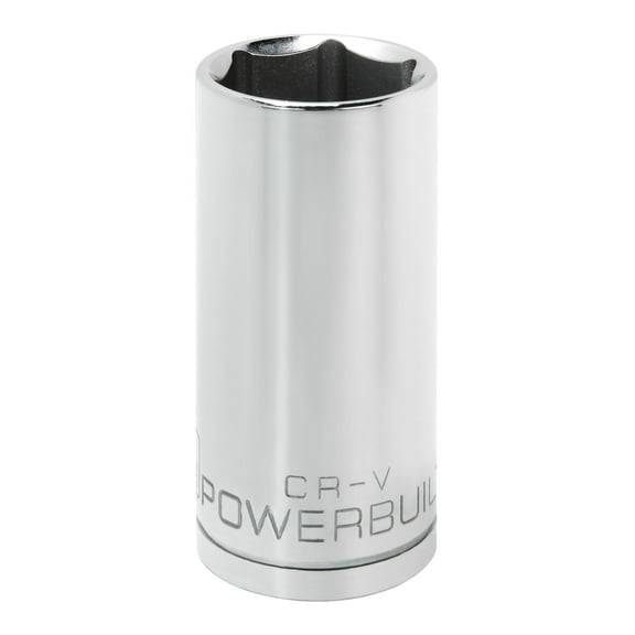 Powerbuilt 1/2 Inch Drive x 1-1/16 Inch 6 Point Deep Socket - 648217
