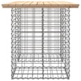 thumbnail image 2 of vidaXL Garden Table Gabion Design 100x70x72 cm Solid Wood Pine, 2 of 5