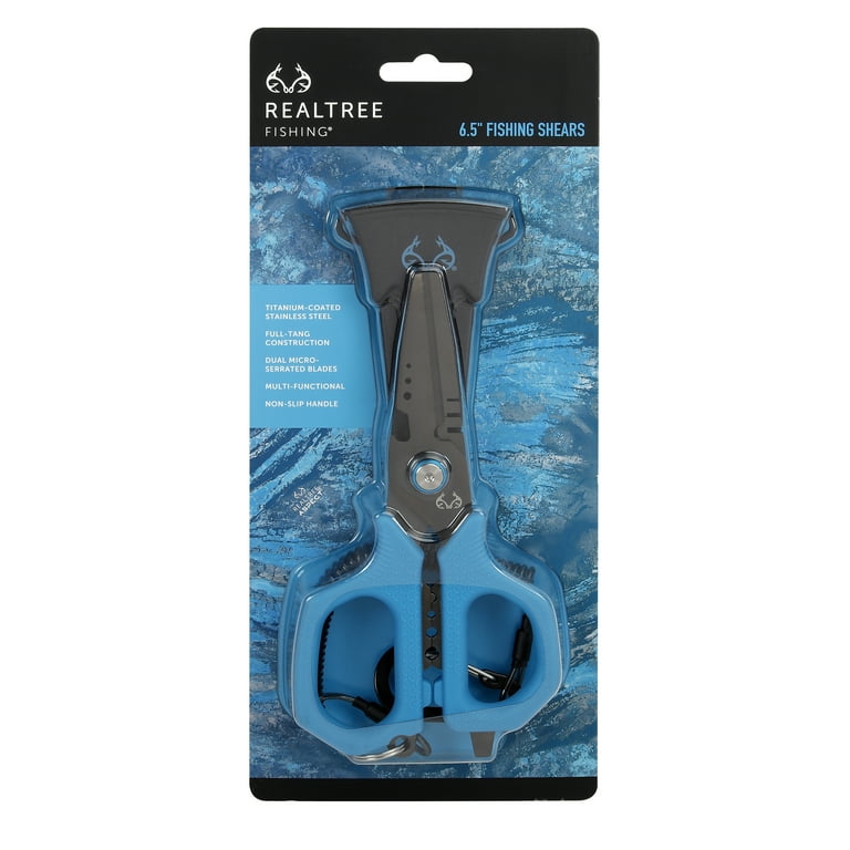 Real scissors 6.5インチ Realtree Fishing 6.5-inch Stainless Steel Compact Shears