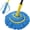Blue, variant on Self Wringing Mop for Floor Cleaning, Microfiber Floor mop with 57 " Long Handle, Easy Wringing Mops for Kitchen Hardwood Bathroom Garages Home Office