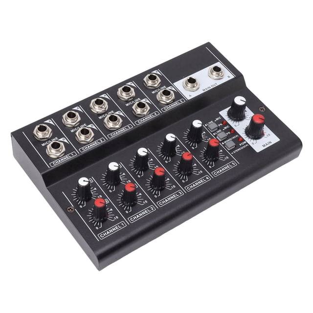 Mezclador De Sonido, Mezclador De Teclados De Control Separado De Volumen De Metal 100-240 V Para El Hogar