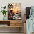 thumbnail image 5 of Qisvanset Framed Canvas Wall Art 12x16 Inch Psalm Coastal Landscape Religious Housewarming Art, 5 of 5