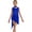 Royal Blue, variant on TTAO Girls Floral Lace Dance Dress Kids Sleeveless Irregular Lyrical Ballet Leotard Dress Ballet Dancewear Royal Blue 6